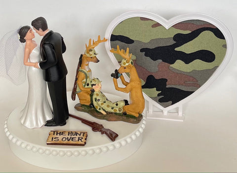TiTaicor Hunting and Fishing Cake Topper,Birthday topper,Grooms Cake  Topper,Cake Topper with Number,Fishing Hunting Cake Insert for Proposal  Wedding Engagement Anniversary Birthday Party Shower. : Grocery & Gourmet  Food 