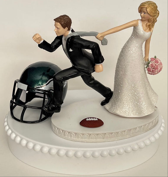 Wedding Cake Topper Philadelphia Eagles Football Themed One-of-a-Kind Humorous Groom's Cake Top Philly Sports Fans Funny Bridal Gift Idea