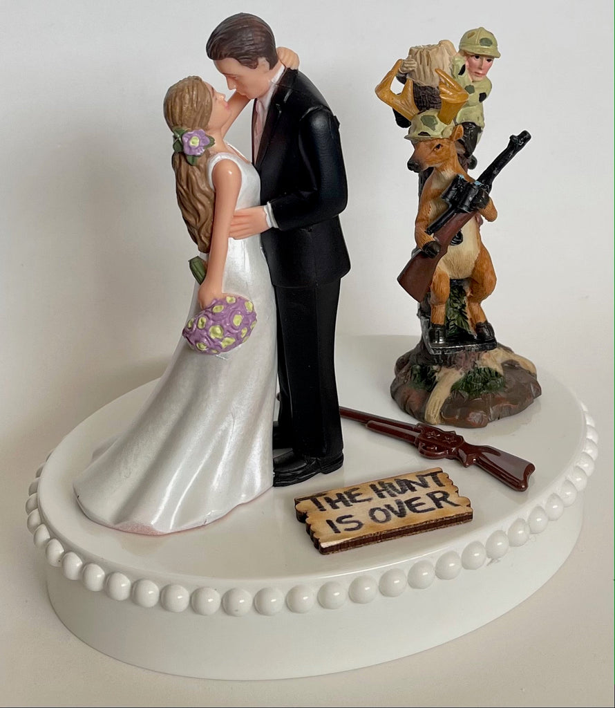 deer wedding cake for grooms